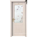 Стальные двери деревянные кДж-707 для нового дизайна с стекла, используемые в спальне и ванной комнате как квартира